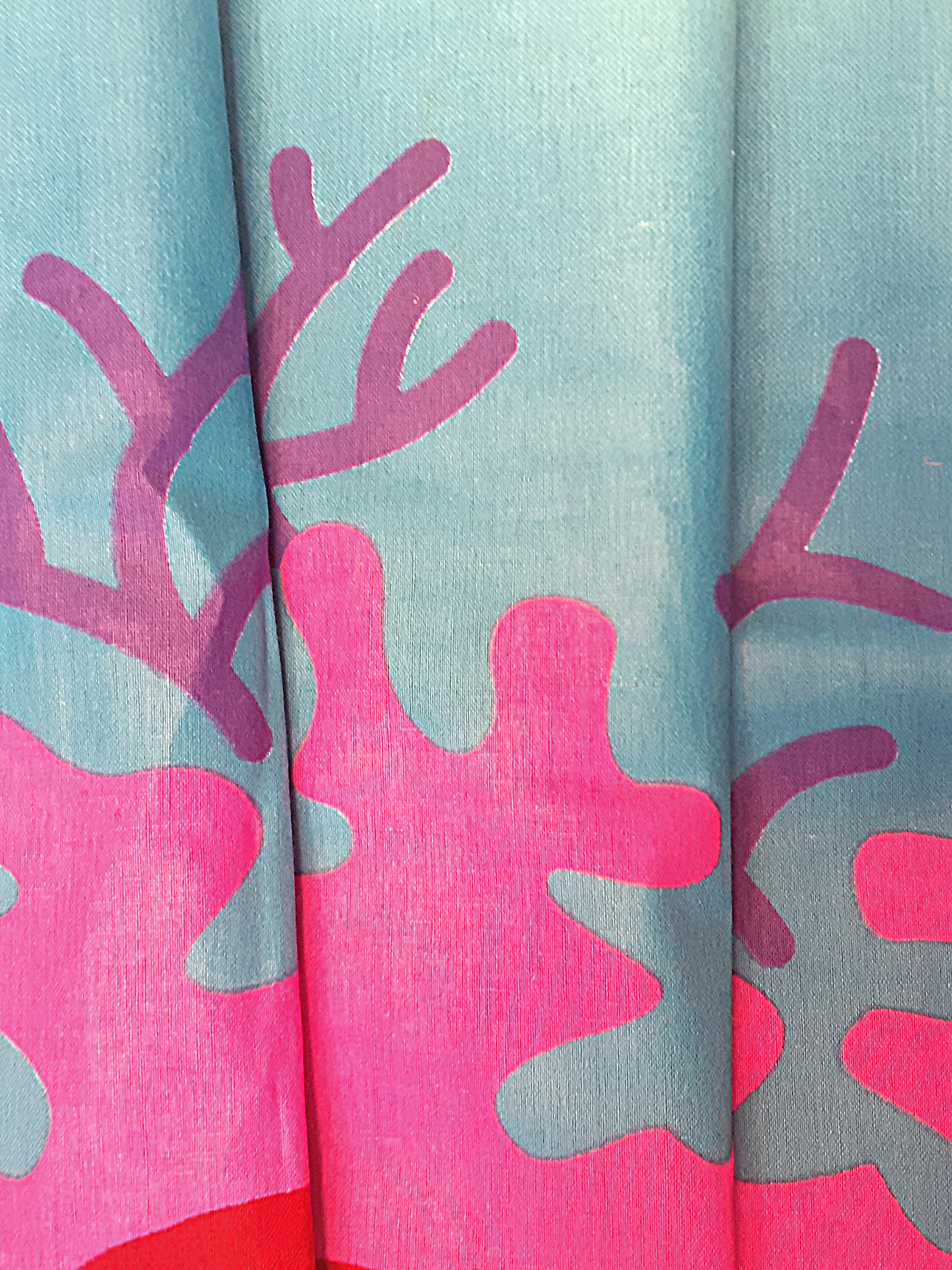 African Fabrics By the Yard - Kitenge - Pink, Burgundy, Blue, Purple and Turquoise