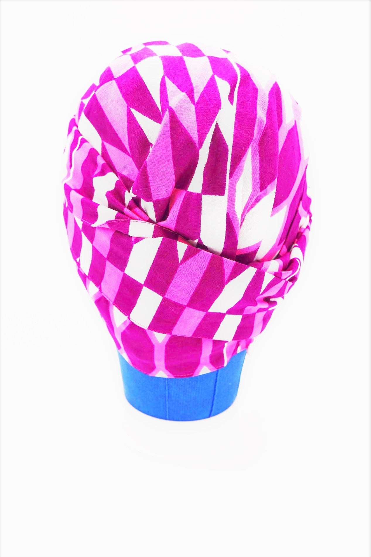 Africa, african fabric, ankara fabric, african print, dutch wax, mudcloth print, ethnic print, tribal print, kente, kitenge, turban, bonnet, satin lined, headwrap, head wrap, africa print ankara, african headwrap, bonnet headwrap, african fabric head wrap, black woman, black women, black hair, natural hair, hair care, hair covering, head covering, braids, locs, dreadlocks, bow head wrap, womens head wrap, black women hair, cancer patients, women with cancer, fushia, pink, white