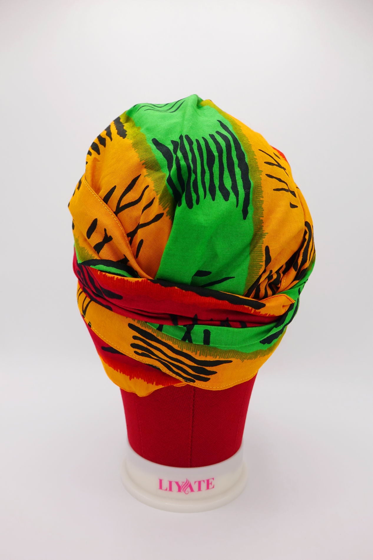 Africa, african fabric, ankara fabric, african print, dutch wax, mudcloth print, ethnic print, tribal print, kente, kitenge, turban, bonnet, satin lined, headwrap, head wrap, africa print ankara, african headwrap, bonnet headwrap, african fabric head wrap, black woman, black women, black hair, natural hair, hair care, hair covering, head covering, braids, locs, dreadlocks, bow head wrap, womens head wrap, black women hair, cancer patients, women with cancer, red, green, orange