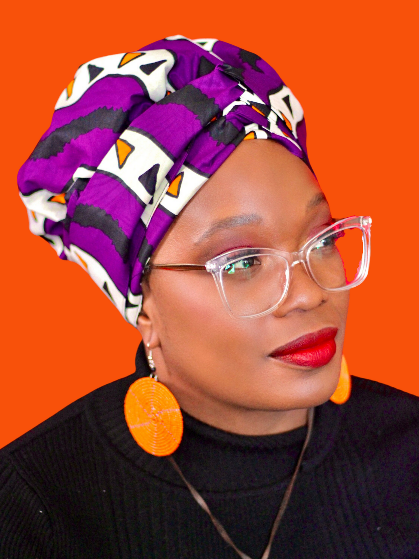 Africa, african fabric, ankara fabric, african print, dutch wax, mudcloth print, ethnic print, tribal print, kente, kitenge, turban, bonnet, satin lined, headwrap, head wrap, africa print ankara, african headwrap, bonnet headwrap, african fabric head wrap, black woman, black women, black hair, natural hair, hair care, hair covering, head covering, braids, locs, dreadlocks, bow head wrap, womens head wrap, black women hair, cancer patients, women with cancer, purple, white, black