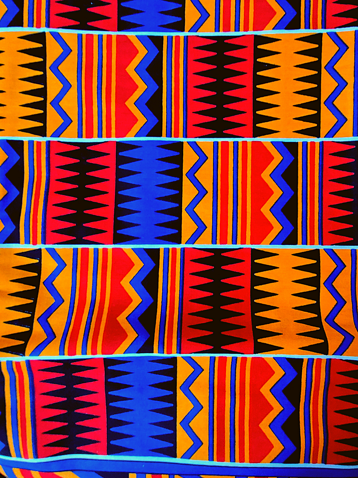 African Fabrics By the Yard - Kente - Multicolor #2